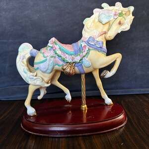 1989 Lenox Porcelain Carousel Circus Horse Hand Painted